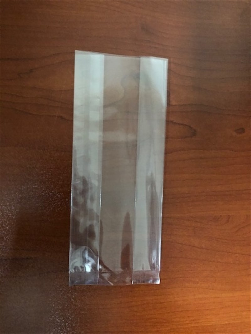 Baskısız düz tabanlı körüklü şeffaf unlu mamül ambalaj poşeti en 7.5 x körük 4.5 x boy 18 cm ebadında kısa küçük boy-1000 adet