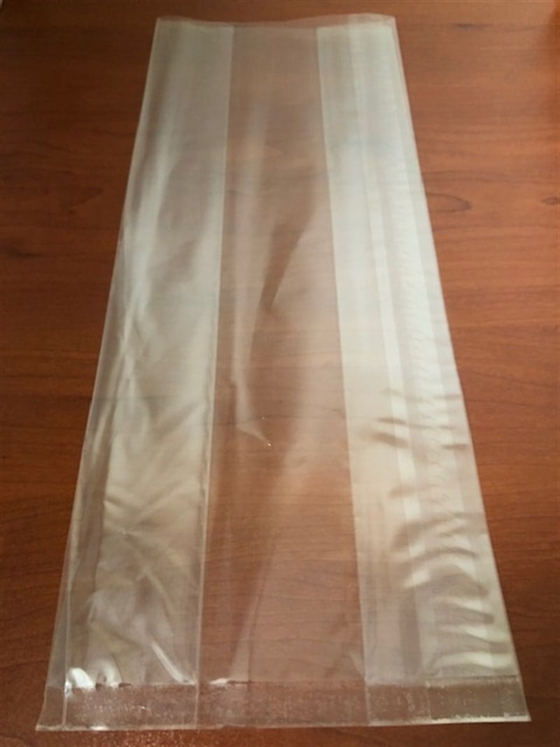 en 14 x körük 9 x boy 31 cm.ebadında baskısız Körüklü Şeffaf  poşet kısa jumbo boy-1000 Adet