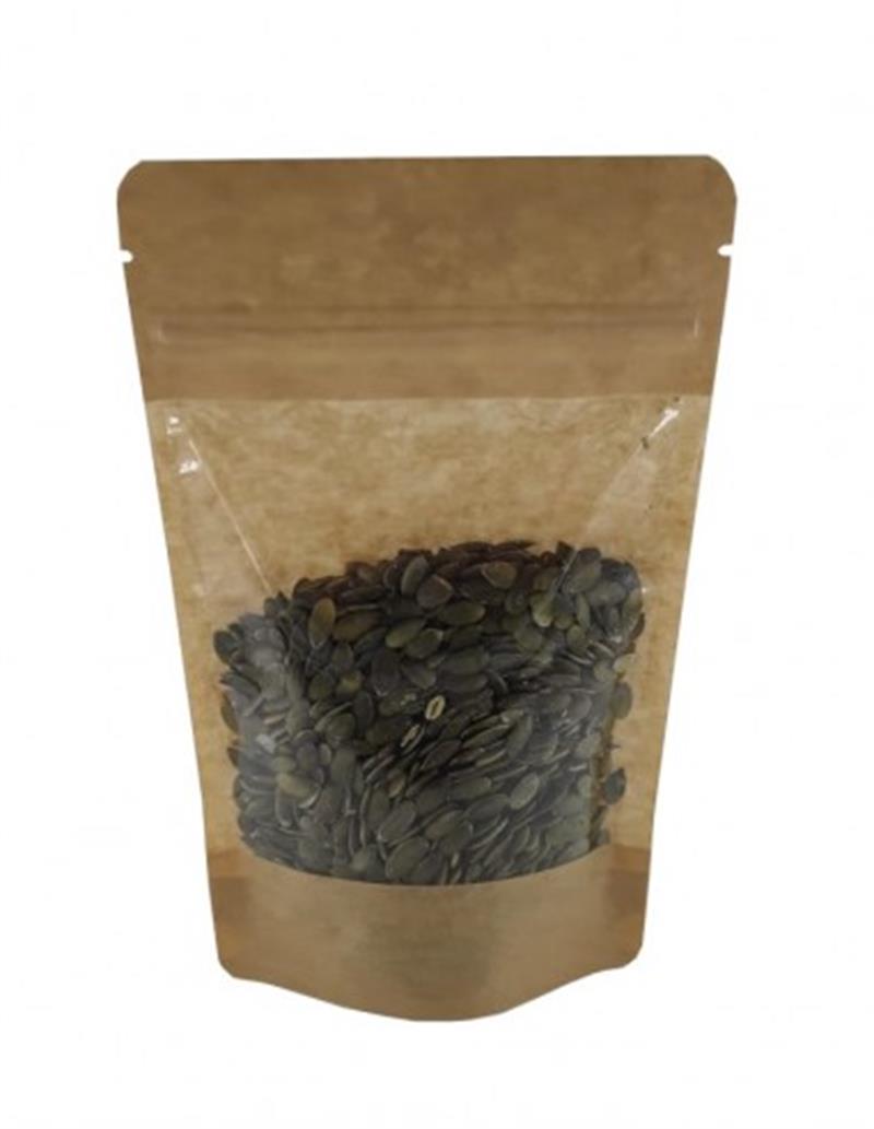Kraft Geniş Pencereli Doypak Poşet 500 gr.-500 Adet