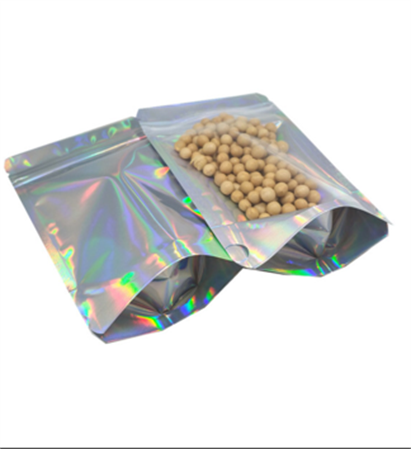 Şeffaf metalize zipli doypack poşet-500 adet 