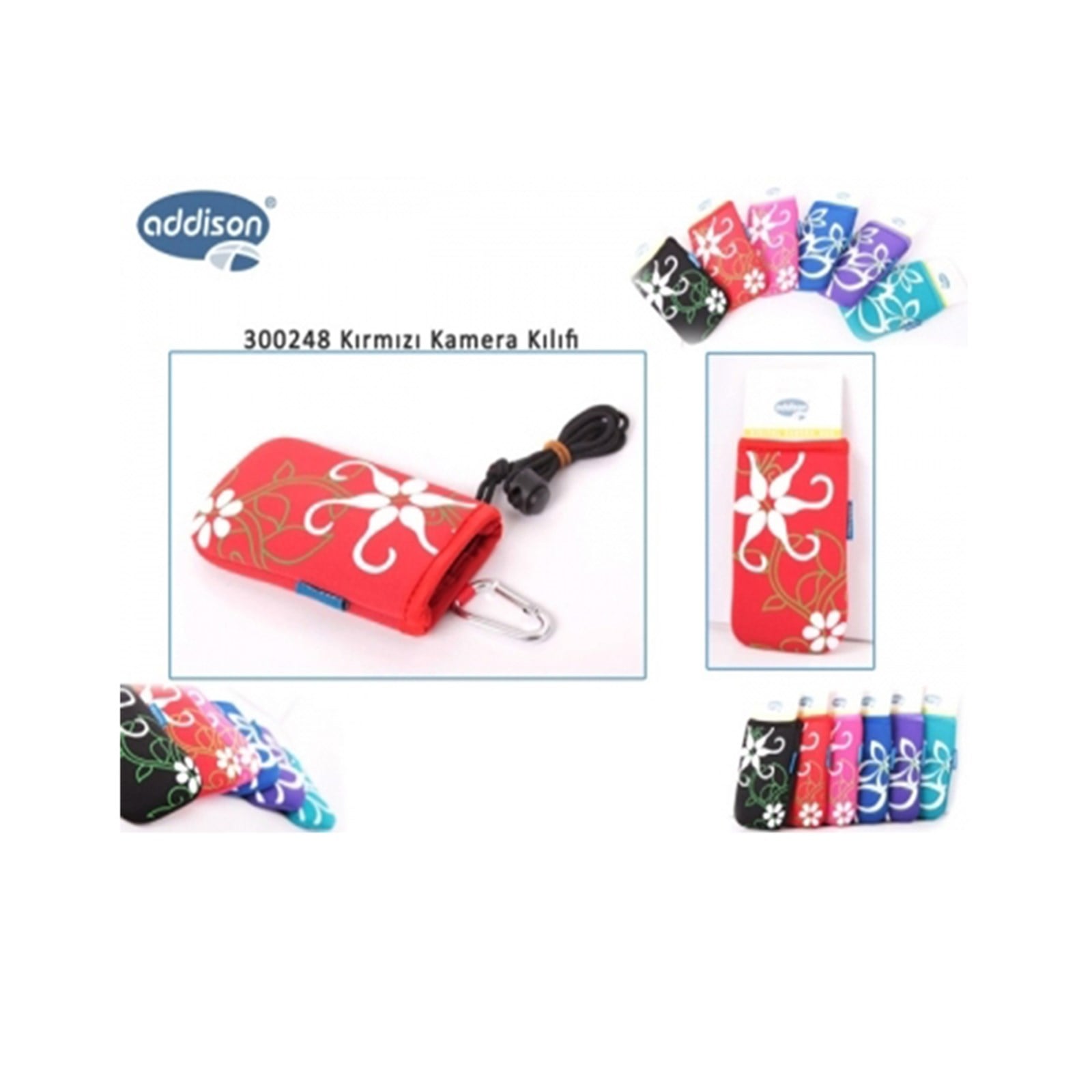 Addison 300248 Kırmızı Kamera Kılıfı