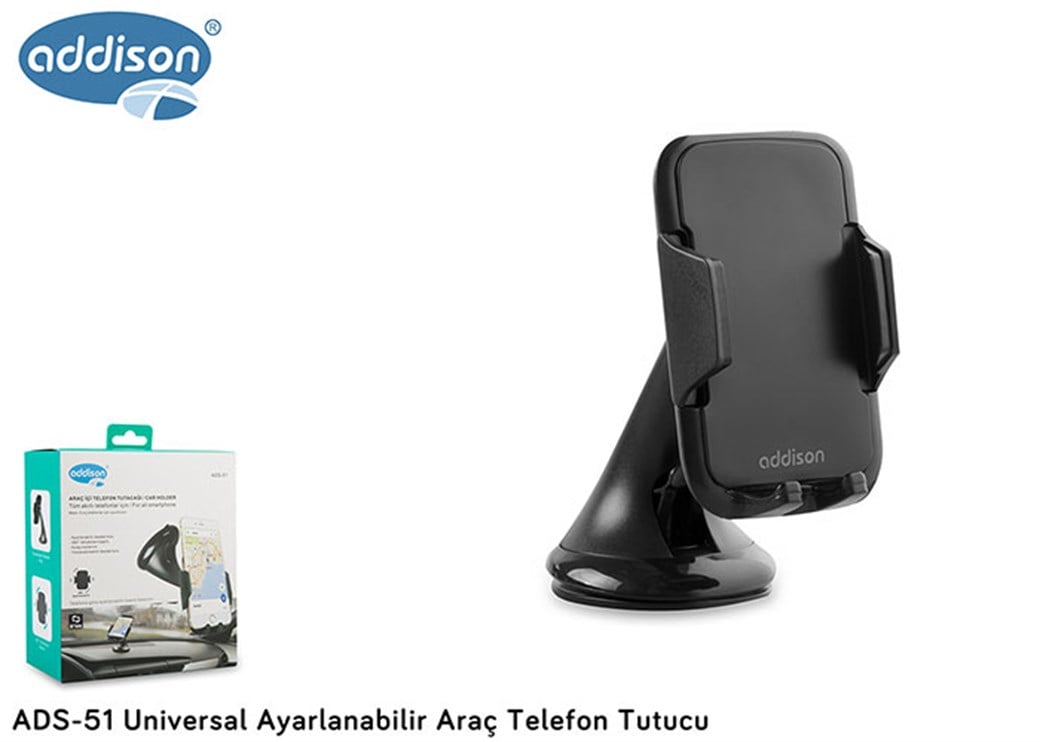 Addison ADS-51 Universal Ayarlı Araç Telefon Tutuc