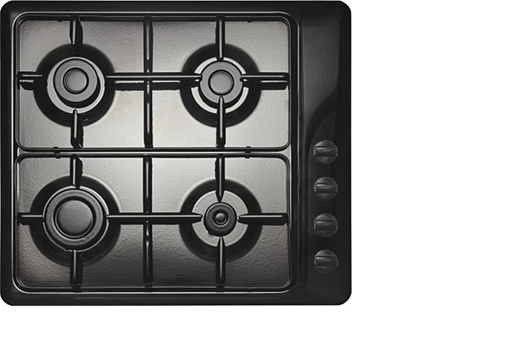 ALVEUS MTF 640 SİYAH 4 GAZLI 60CM ANKASTRE OCAK