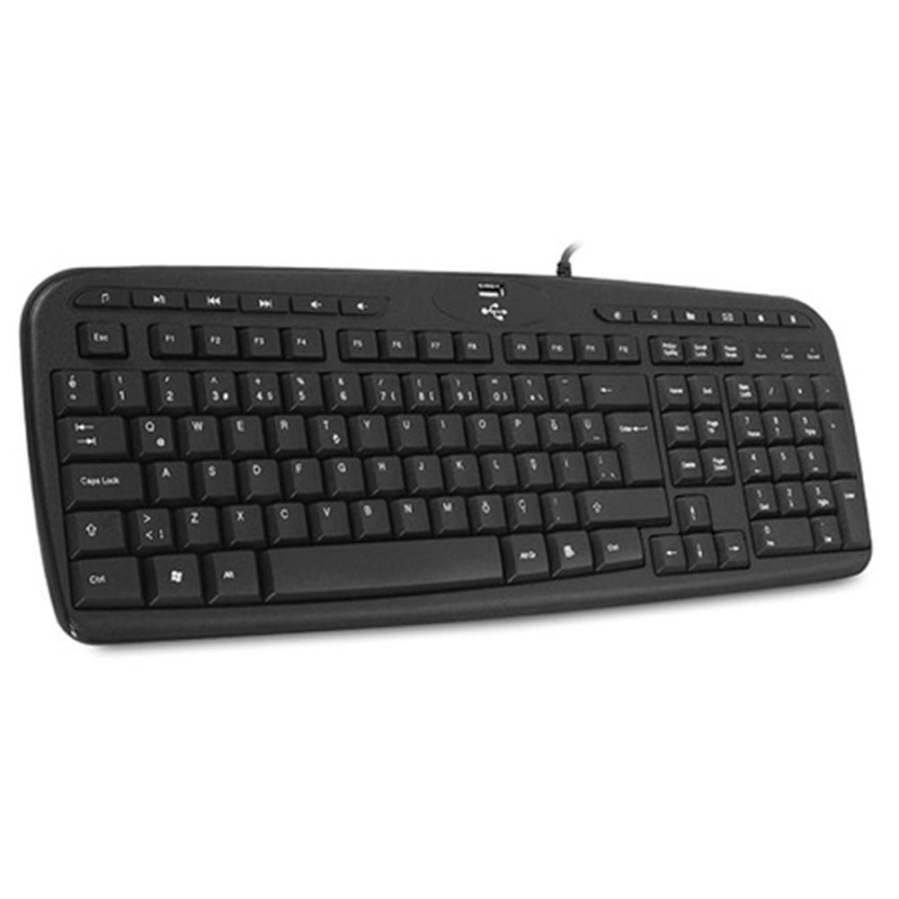 Everest KB-799 Siyah USB 1*USB Hub Q Multimedia Kl