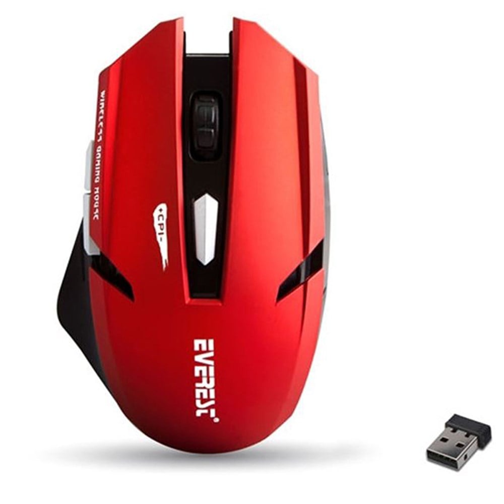 Everest KM-240 Usb Kırmızı 2.4Ghz Optik Kablosuz M