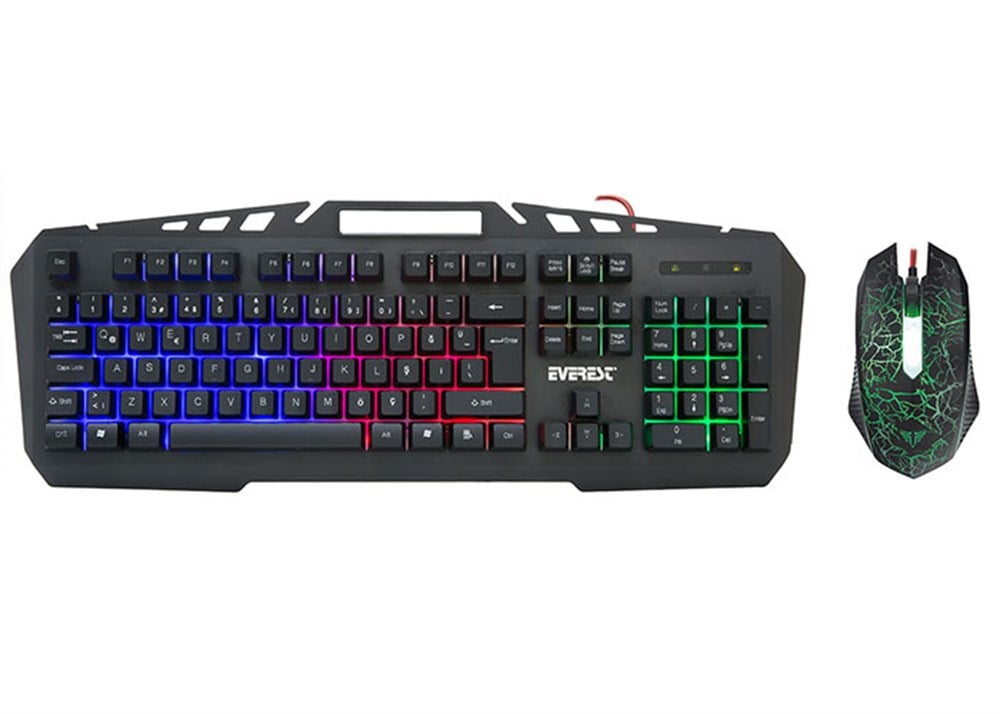 Everest KMX-99 Siyah Usb Q Oyuncu Klavye+Mouse Set