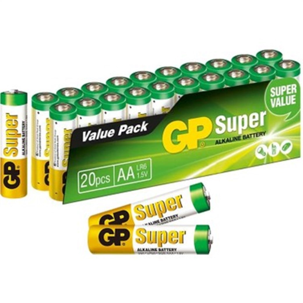 GP 15A-2VS20 AA LR6 SUPER ALKALİN AA KALEM 20'Lİ PAKET