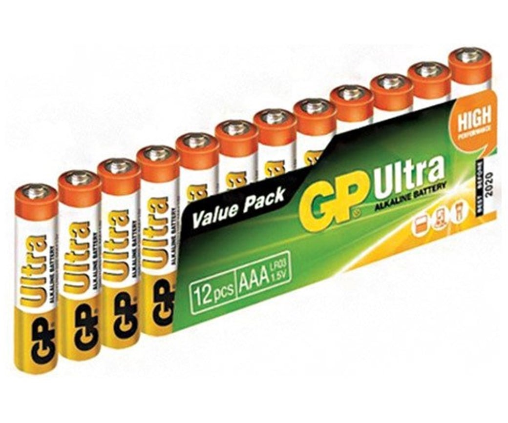 GP 15AU-12'Lİ PAKET ALKALİN AA KALEM PİL 12'Lİ FİYAT