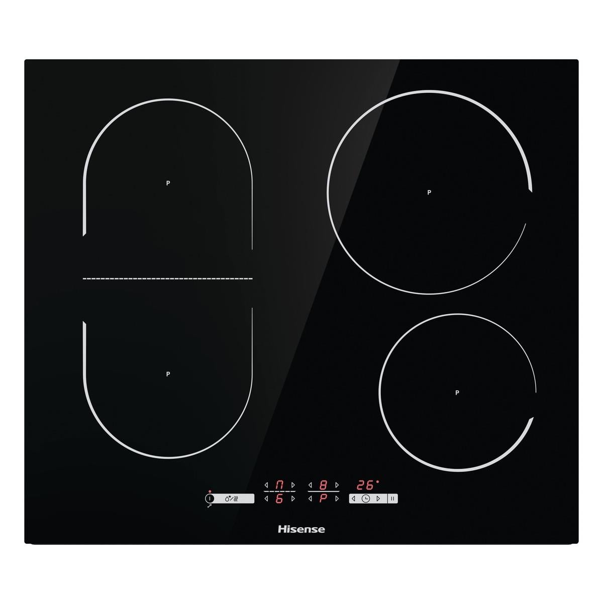 HISENSE I6433C7 4 GÖZLÜ 60CM SİYAH CAM İNDÜKSİYON ANKASTRE OCAK
