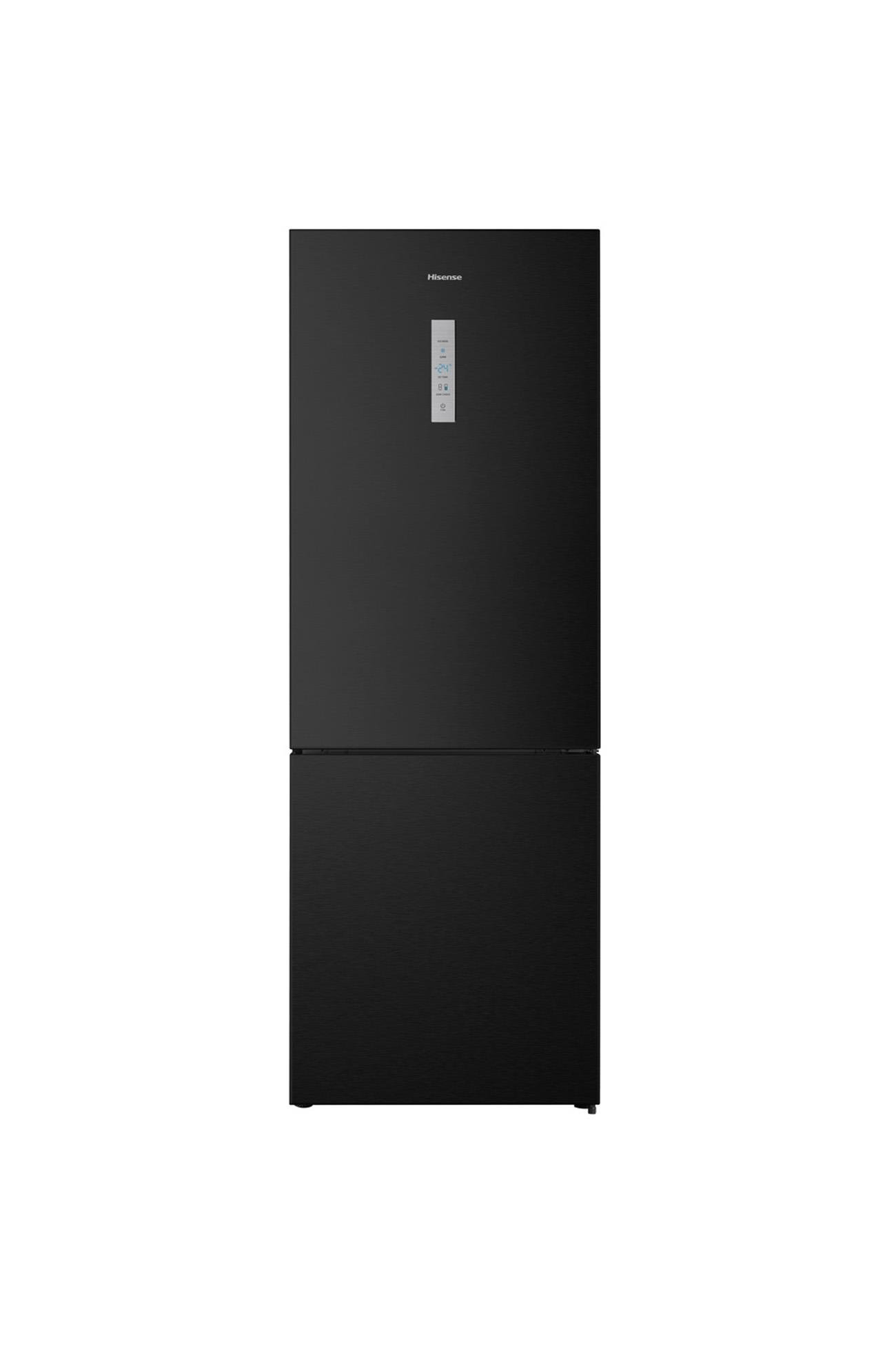 HISENSE RB645N4BFE 495 Lt. ÇİFT KAPILI NO FROST KOMBİ BUZDOLABI SİYAH