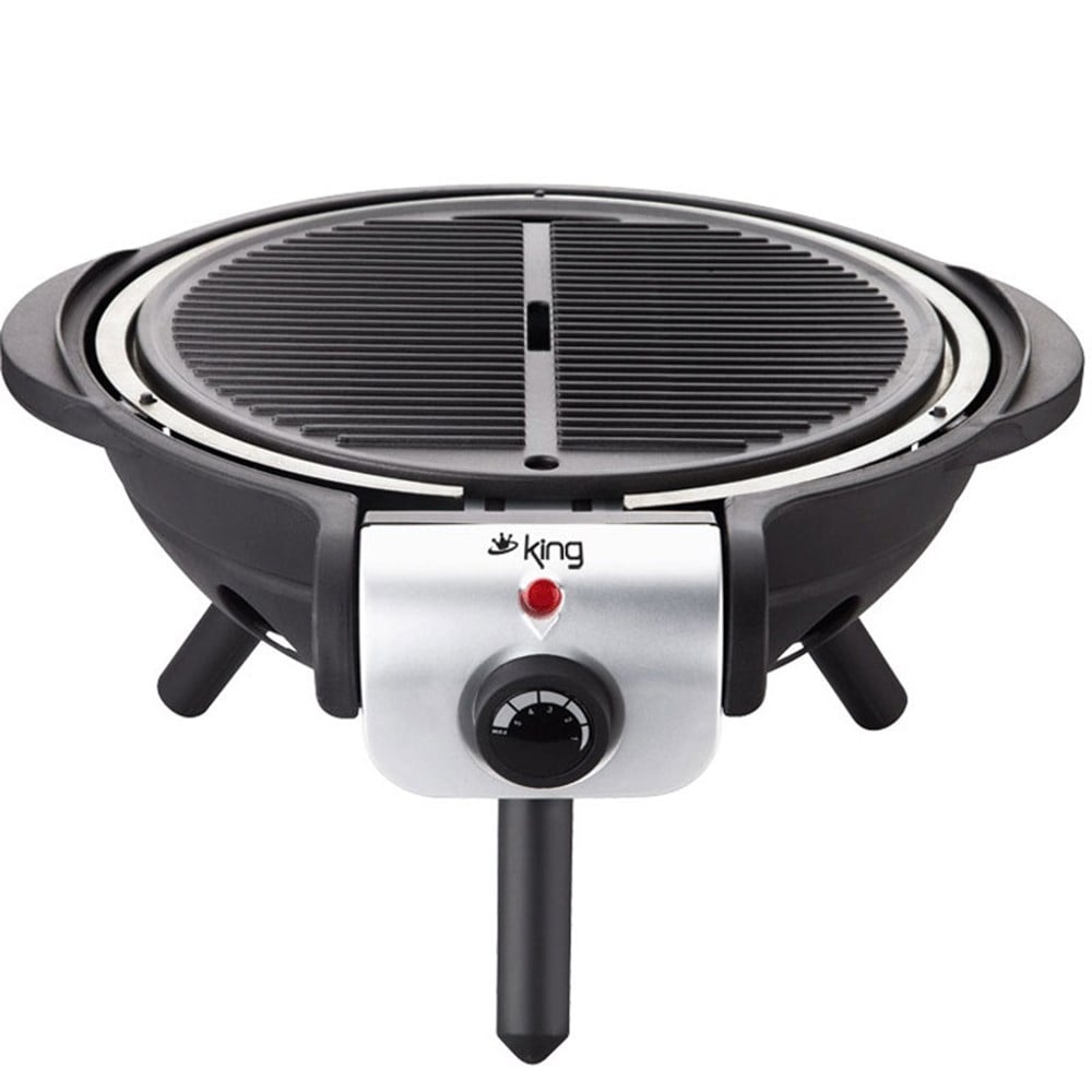 KİNG K5023  KEYFİ MANGAL ELEKTRİKLİ IZGARA