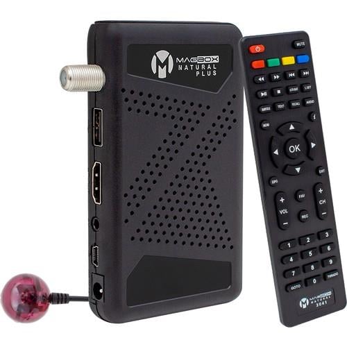 MAGBOX NATURAL PLUS TKGS'Lİ + YOUTUBE'LU FULL HD + USB MİNİ HD UYDU ALICISI
