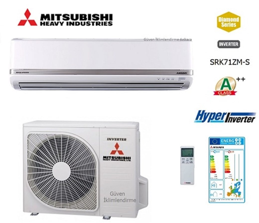 MHI 24000 BTU SRK 71ZM-S INV SU HW A++ KLİMA