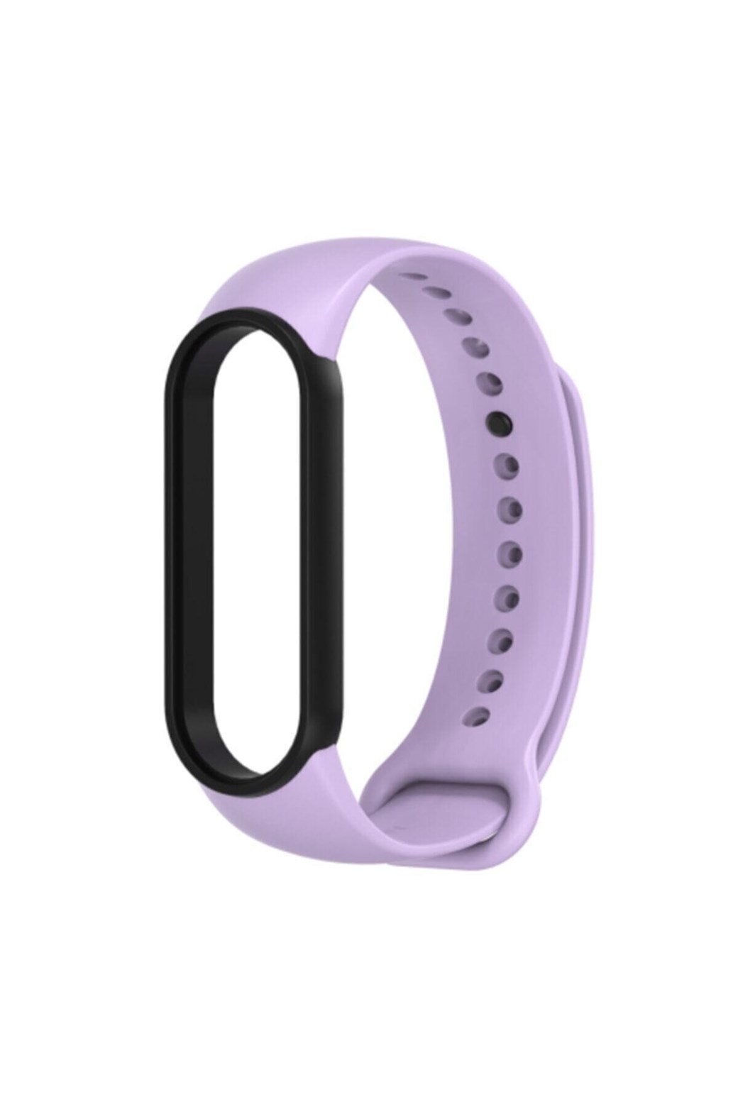 MI BAND 6 SİLİKON İKİ RENKLİ MOR-SİYAH KAYIŞ