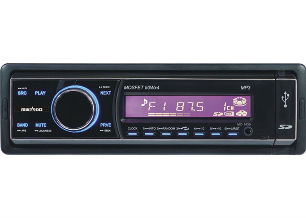 Mikado MC-1430 MP3 Oynatıcı+ FM+Uzaktan K Oto TeyP