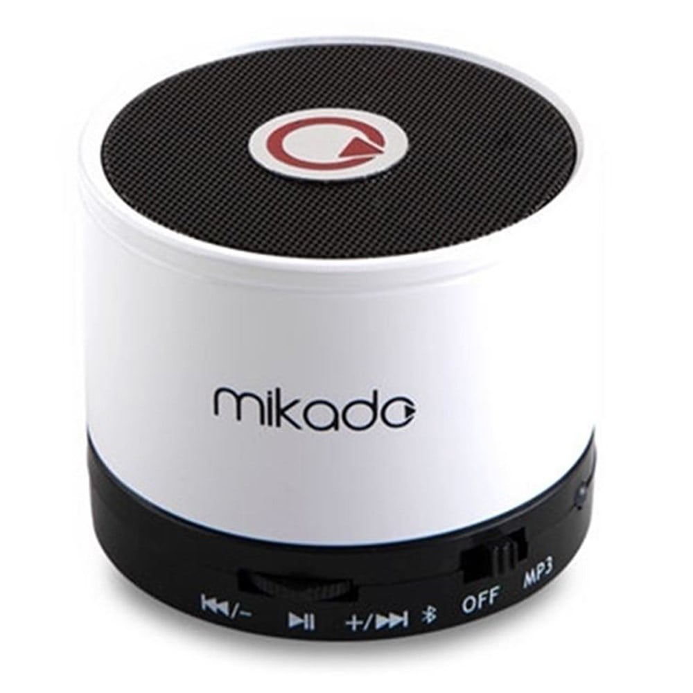 Mikado MD-14BT Şarjlı Speaker Beyaz TF Kart Destek