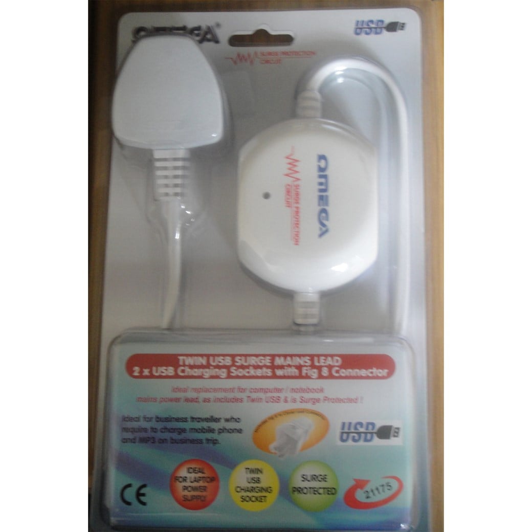 OMEGA  21175  TWİN USB FİG 8  USB ÇOĞALTICI