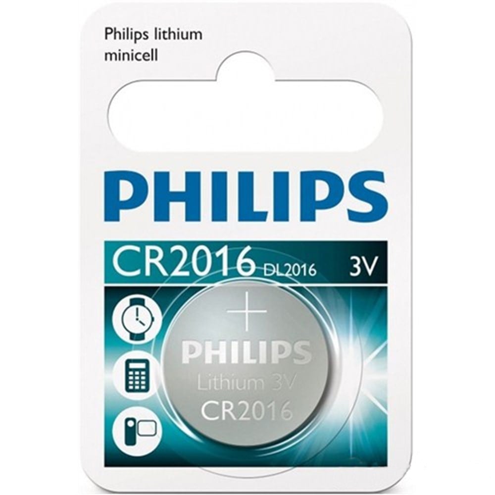 Philips CR2016/01B Minicell Lithium CR2016 Tekli P