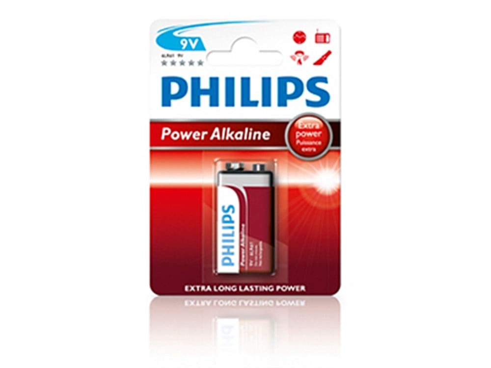 Philips LR61P1B Alkaline 9V Battery