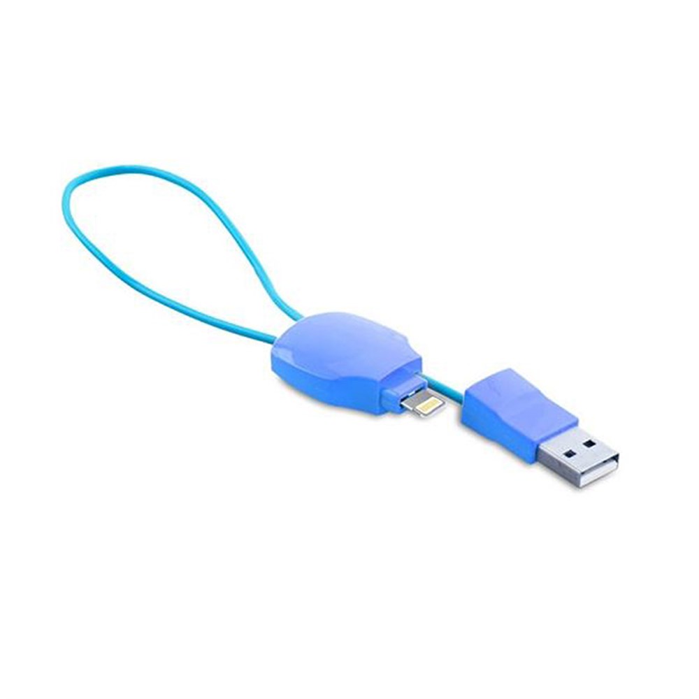 S-link IP-303 Mavi iPhone 5/6 to Usb Çevirici Kabl