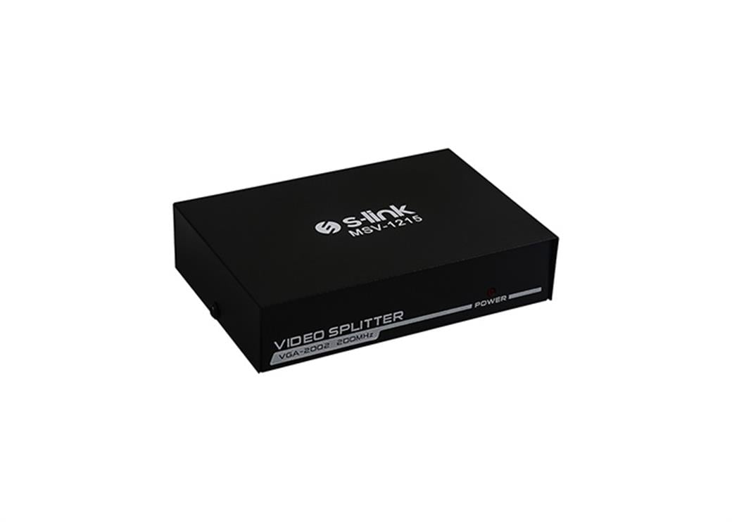 S-link MSV-1215 2 VGA 150Mhz Monitör Çoklayıcı