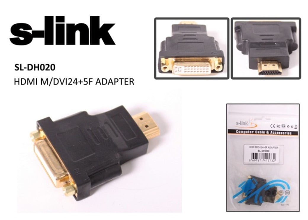 S-link SL-DH020 DVI-(24+1)F TOHDMI M SL-DH020 Adap