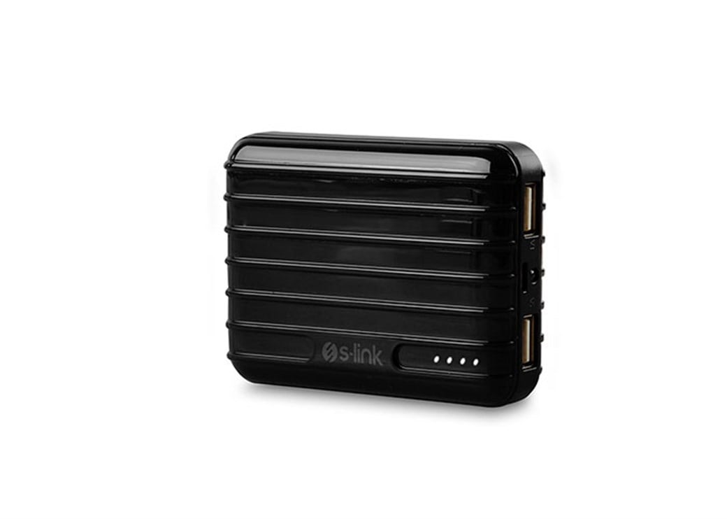 S-Link Swapp IP-T58 7800mAh 1A/2.1A 2*Usb Siyah Ta