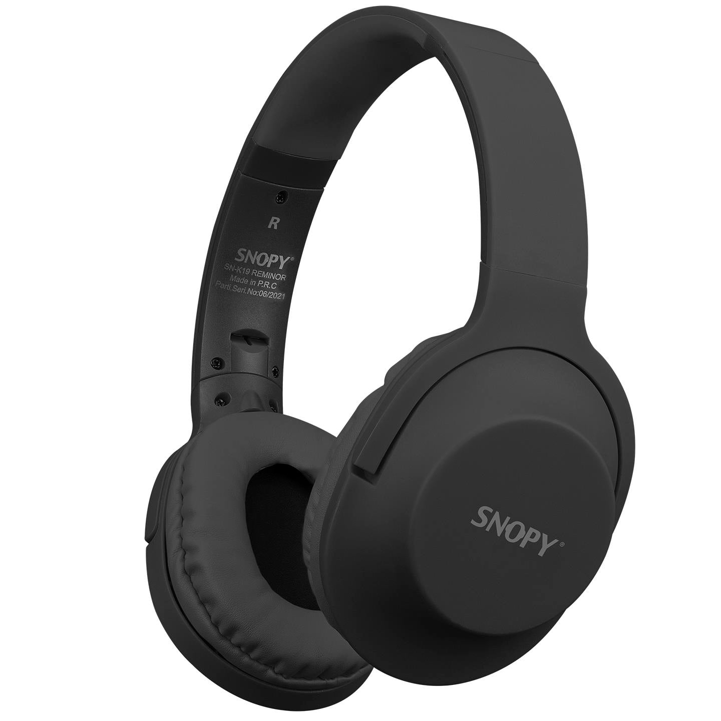 Snopy SN-K19 REMINOR Siyah 3,5mm Harici Kablolu PC&Telefon Mikrofonlu Kulaklık