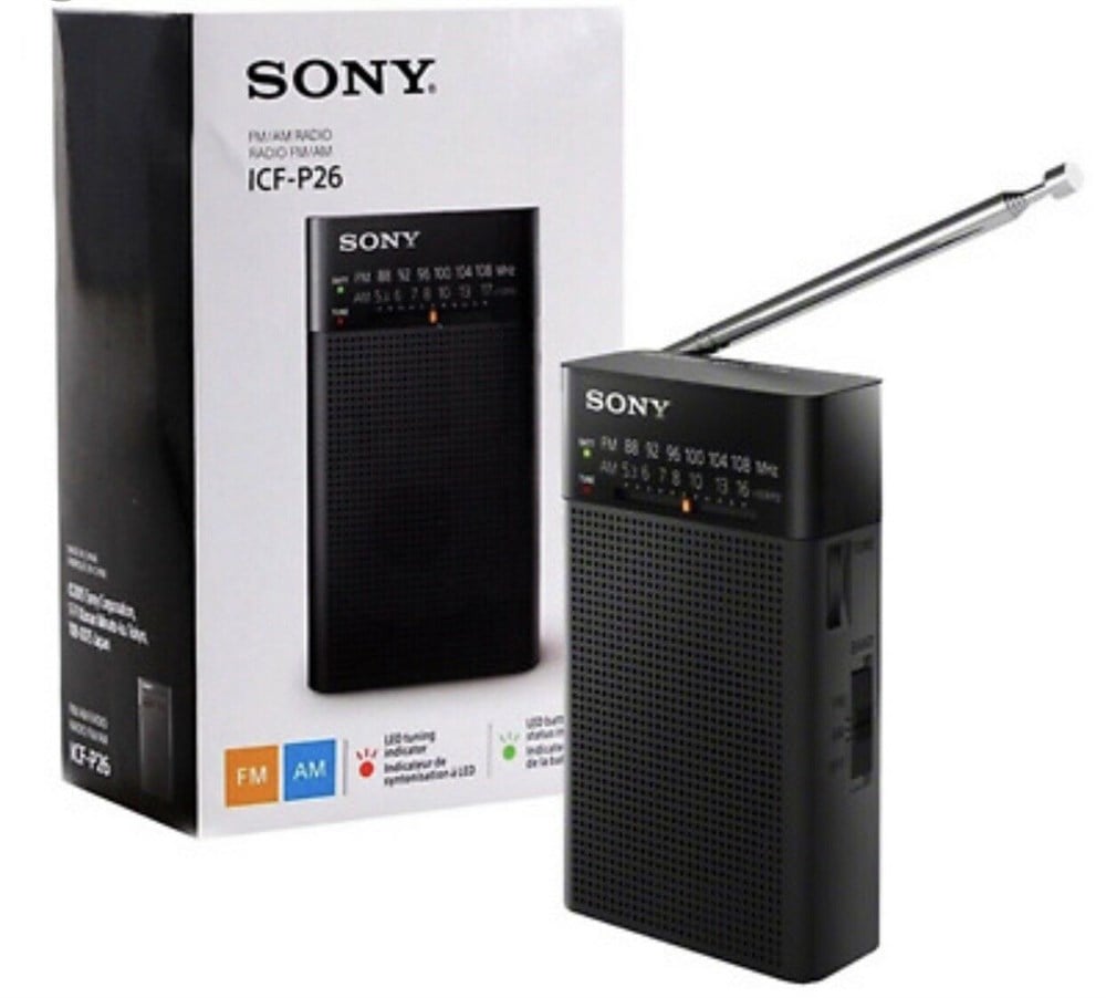 SONY ICFP26 CE7 TAŞINABİLİR EL RADYOSU 