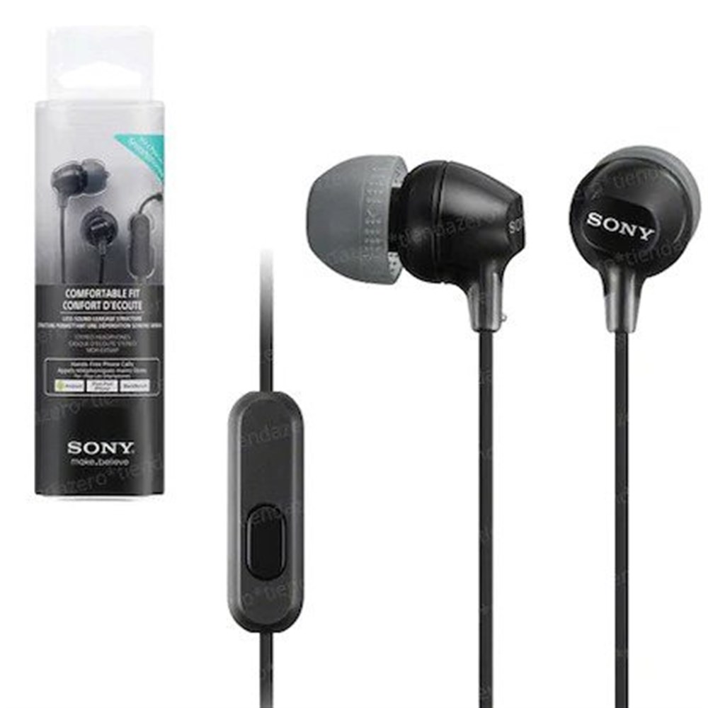SONY MİKROFONLU SİLİKONLU KULAK İÇİ KULAKLIK MDREX