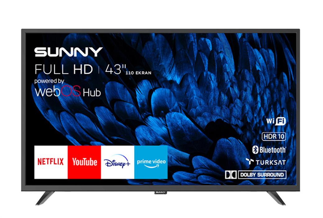 SUNNY 43'' FHD WEBOS SMART UYDULU MAGIC KUMANDALI TV