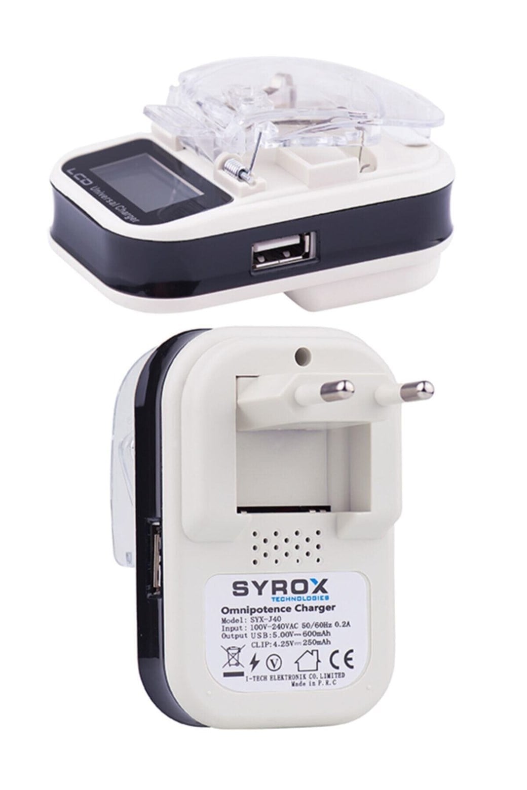 SYROX AKILLI ŞARJUSB GİRİŞ/0,6A J40