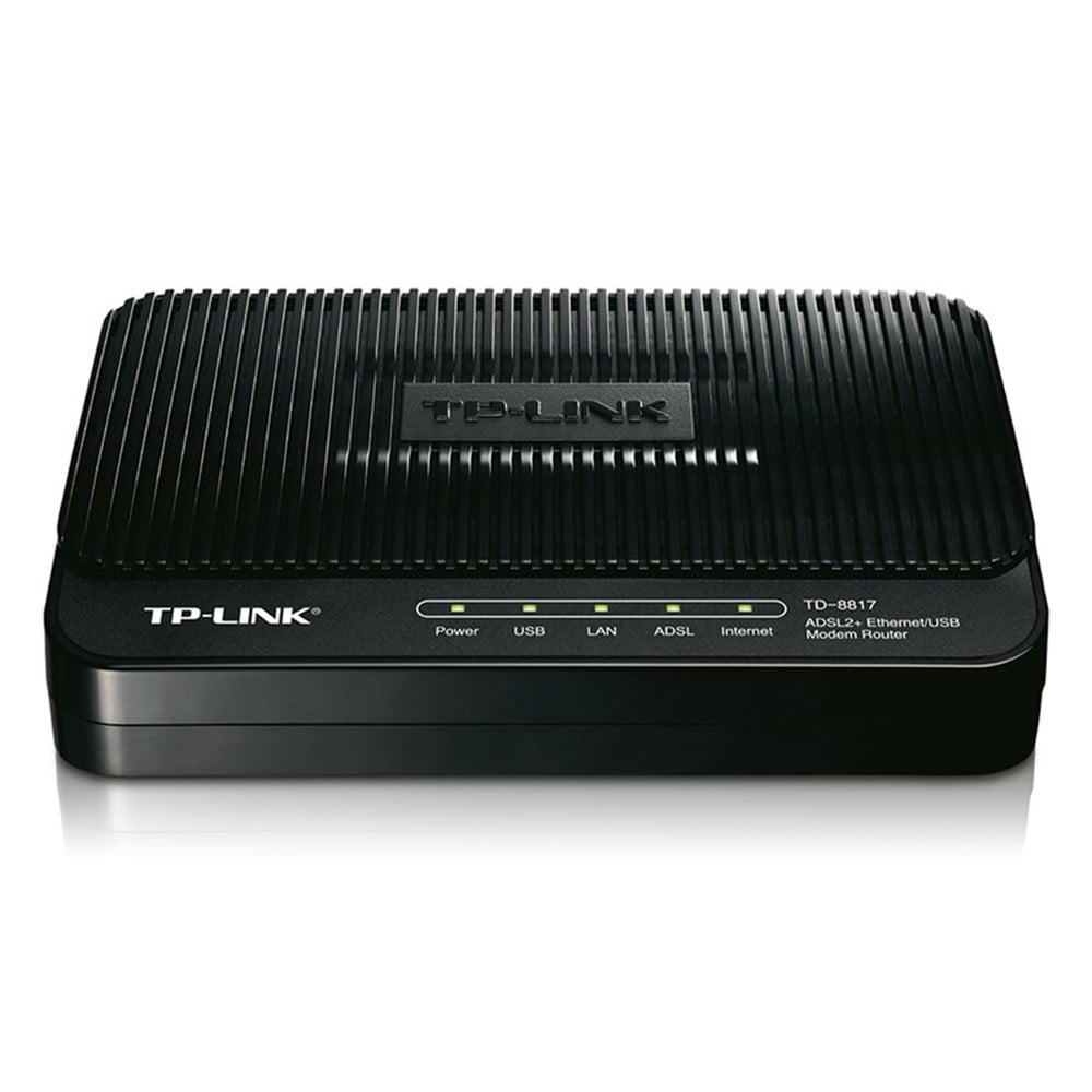 TP-LINK TD-8817 ADSL2+, KABLOLU, 1PORT ETH, 1PORT 
