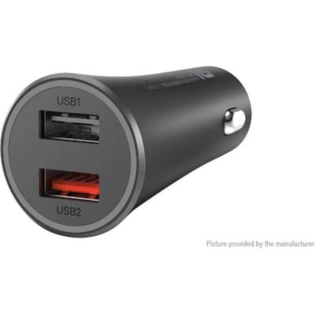 XIAOMI 37W ÇİFT ÇIKIŞLI ARAÇ ŞARJ CİHAZI SİYAH