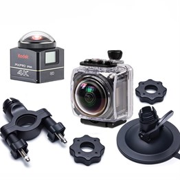 KODAK SP360-BL4 Pixpro 4K AQUA Paket Aksiyon Kamer