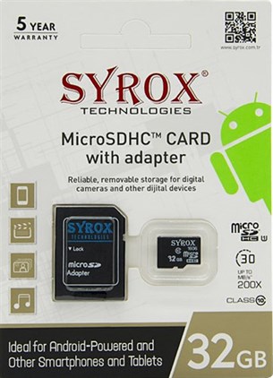 SYROX MC32 MİKRO KART 32 GB