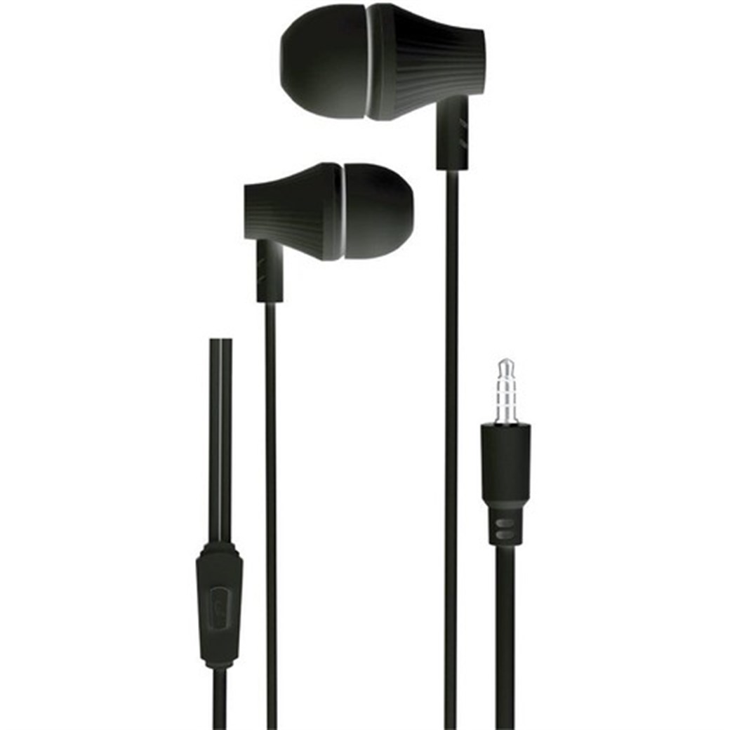 3,5MM STEREO JACK KULAKLIK STANDLI 10'LU PK. K-197 SİYAH