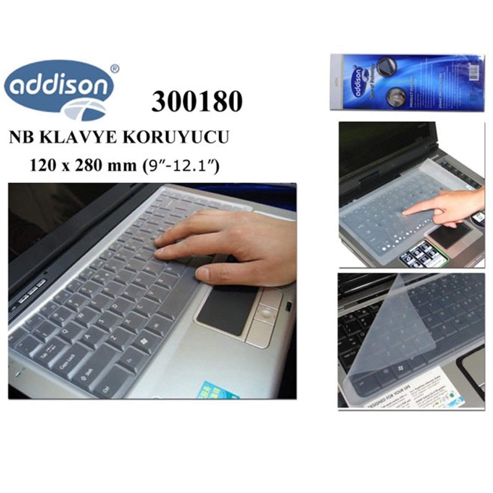 Addison 300180 9''-12.1''Notebook Klavye Koruyucu