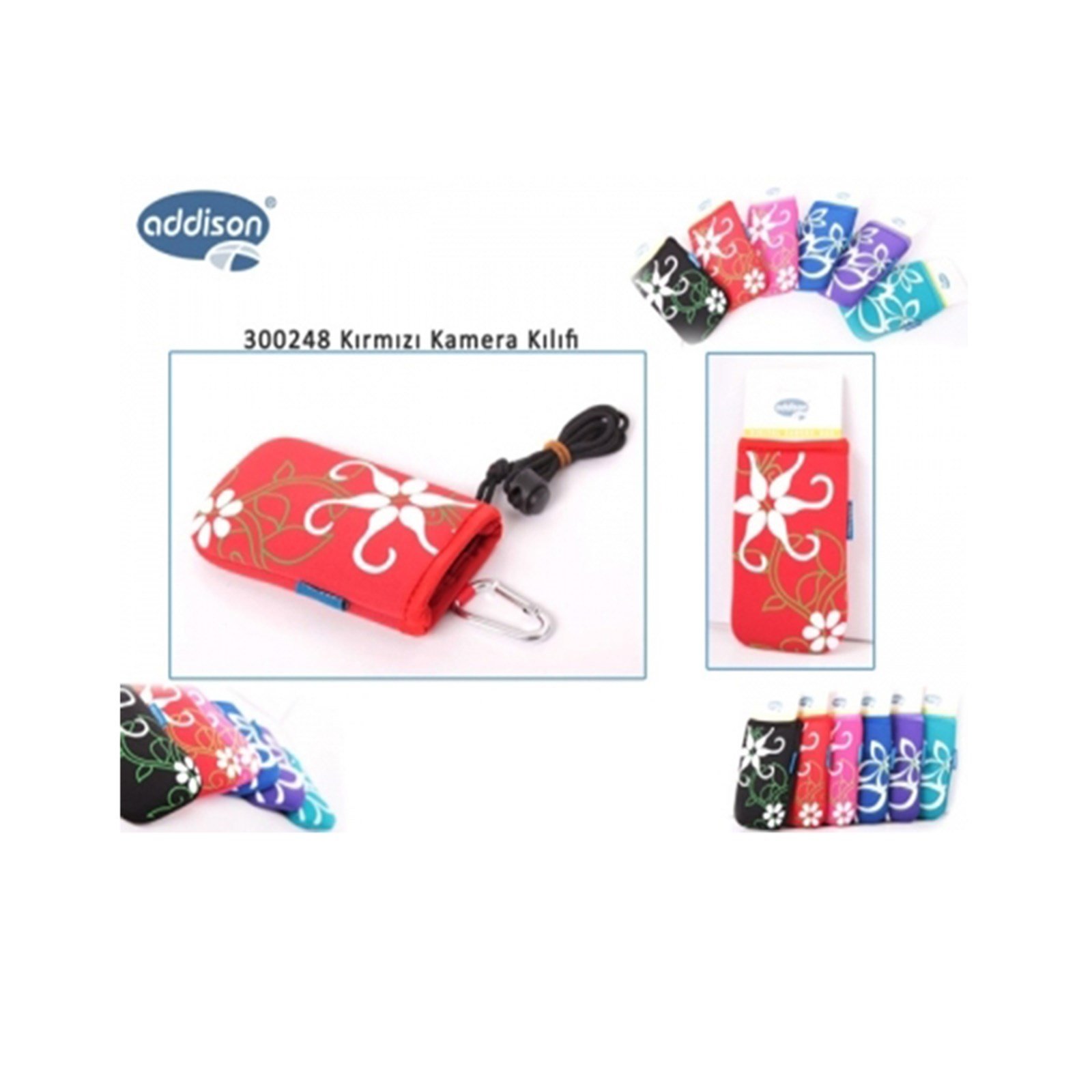 Addison 300248 Kırmızı Kamera Kılıfı