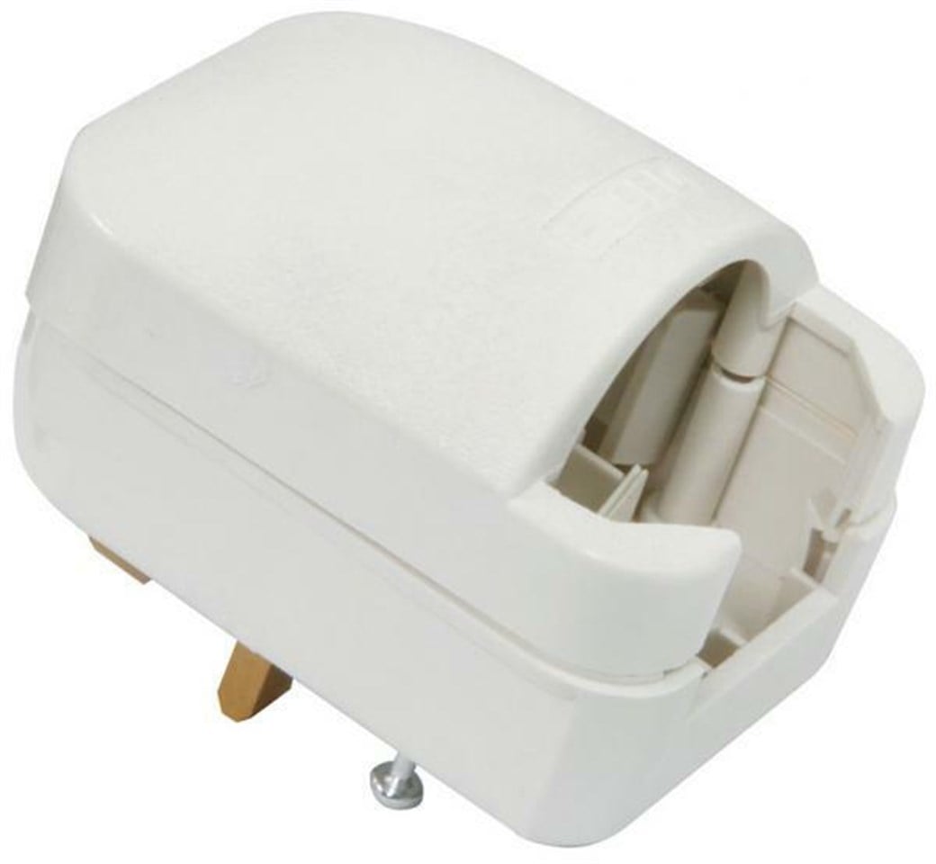 BS-1363-5 SCP-3  13amp BEYAZ  Euro-UK adaptör