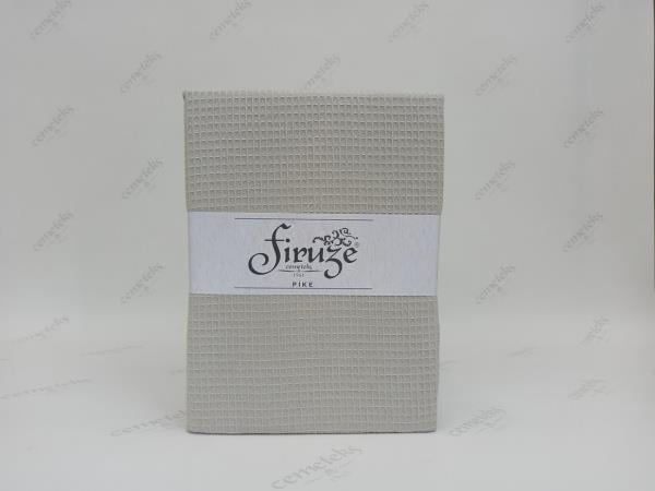 ÇİFT KİŞİLİK PETEK DOKUMA PİKE GRİ (200X230 CM)