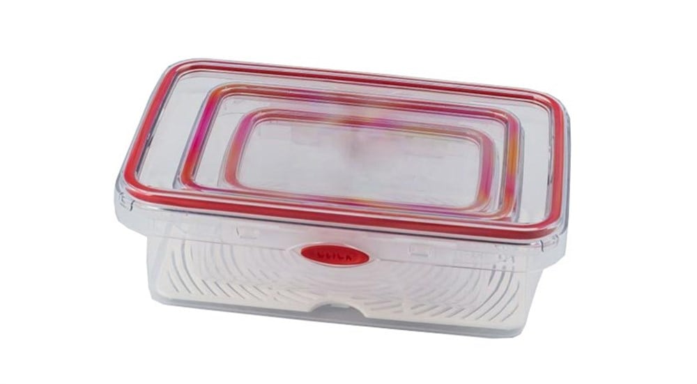 CLİCK SAKLAMA KABI DİKDÖRTGEN 4 LÜ SET 400-700-160