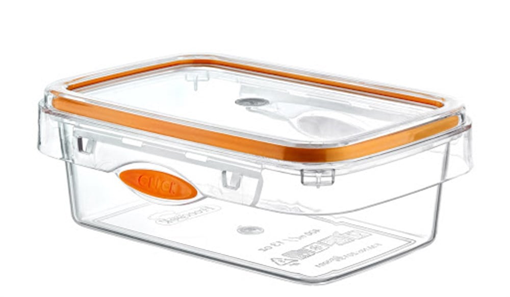 CLİCK SAKLAMA KABI NO 1 DİKDÖRTGEN  400 ML CK-380