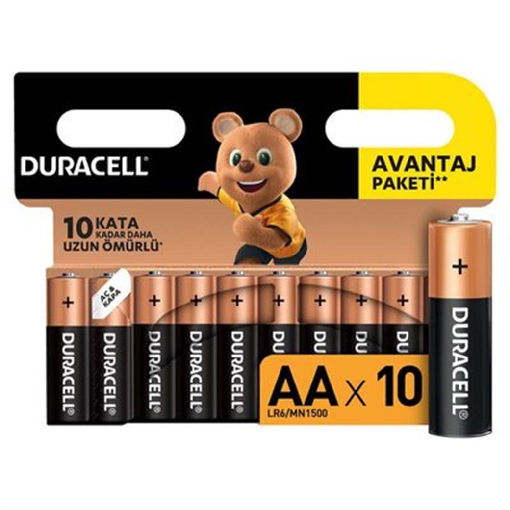DURACELL DC KALEM PIL 10's AA 410DC71