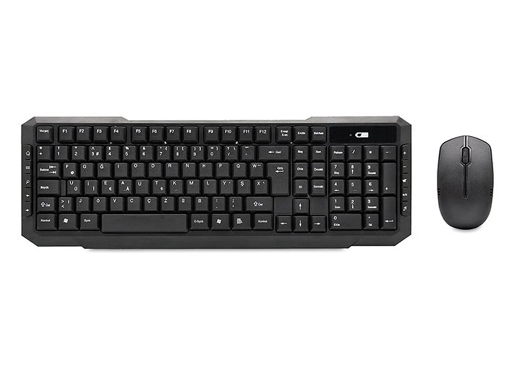 Everest KM-510 Siyah Kablosuz Tam Türkçe F Multime