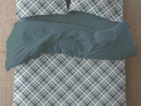 FİRUZE %100 PAMUK RANFORCE ÇİFT KİŞİLİK NEVRESİM TAKIMI (KANA YEŞİL)