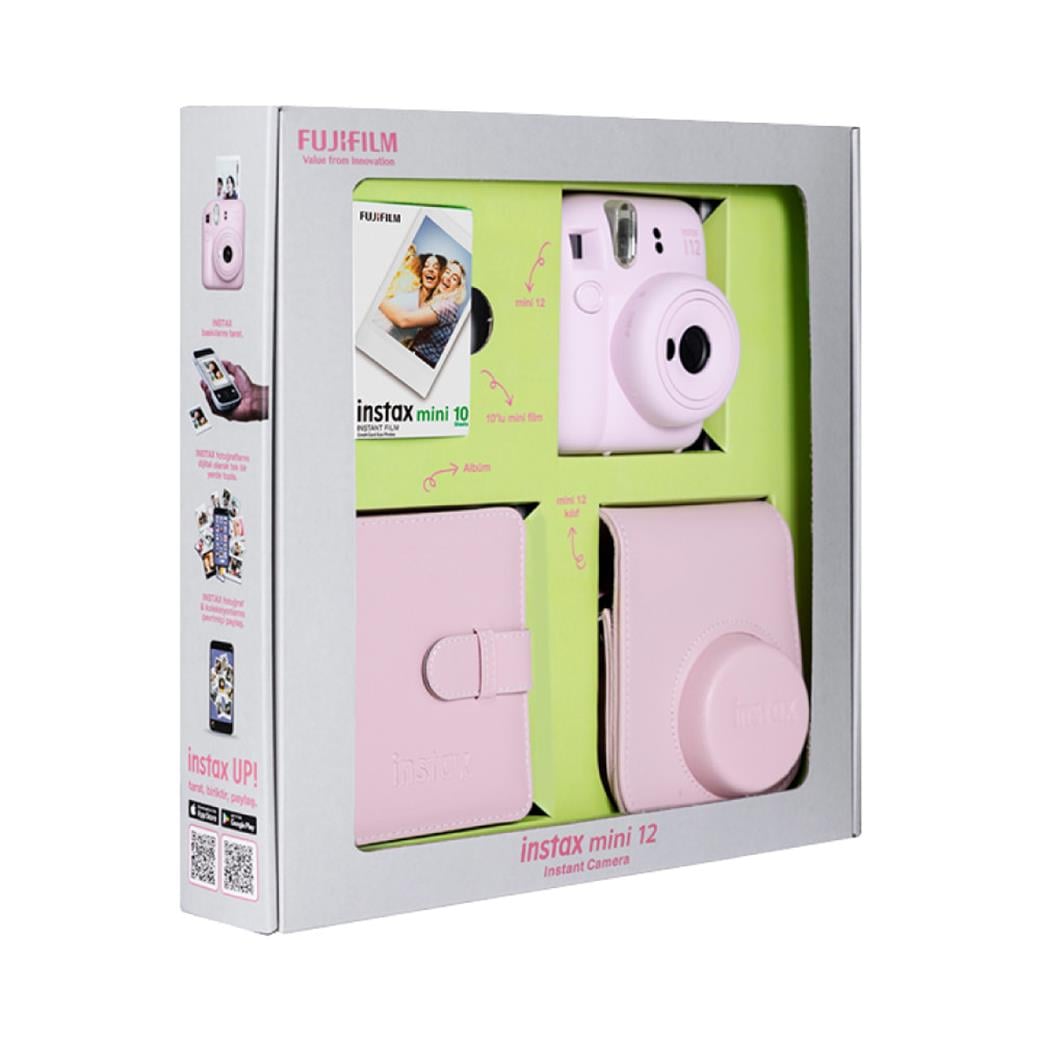 FUJI INSTAX MINI 12 BLOSSOM PINK- BUNDLE BOX FOTSI00201