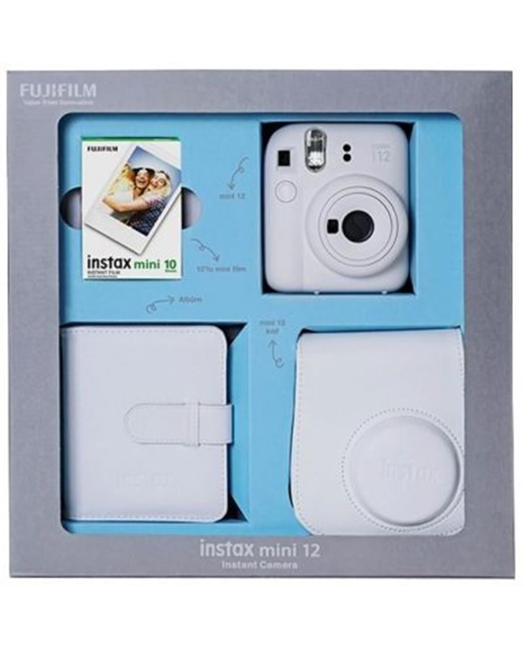 FUJI INSTAX MINI 12 CLAY WHITE-BUNDLE BOX FOTSI00203