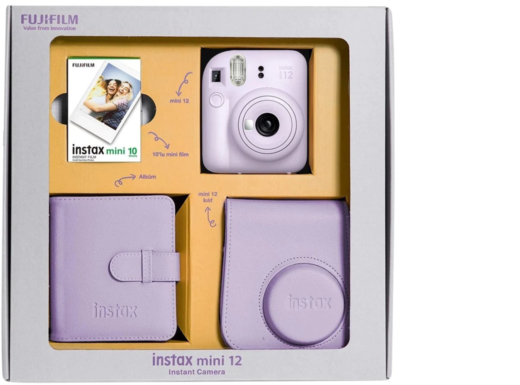 FUJI INSTAX MINI 12 LILAC PURPLE-BUNDLE BOX  FOTSI00204