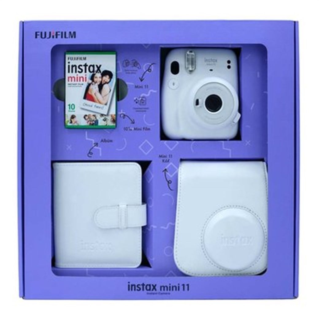 INSTAX MINI 11 ICE WHITE Bundle Box (FOTS00139)